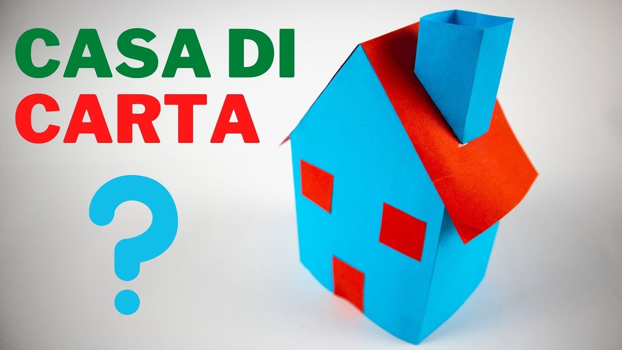 Costruire una casetta con la carta | Paper House (facile)