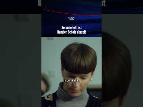 So unbeliebt ist Kanzler Scholz derzeit | heute-show #shorts