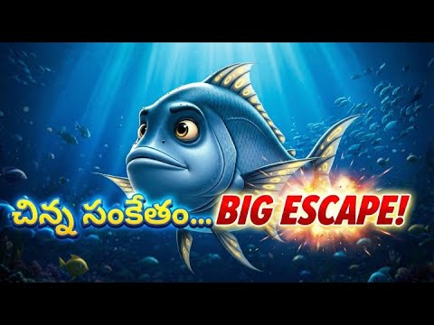 చిన్న సంకేతం, Big Escape! | Neethi Kathalu | Telugu Moral Story