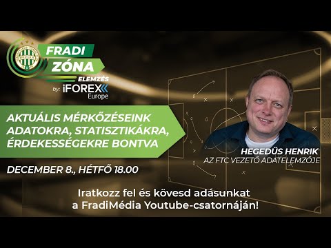 Fradi Média | Fradi Zóna Elemzés by iFOREX Europe Hegedűs Henrikkel | 2025. 12. 08.
