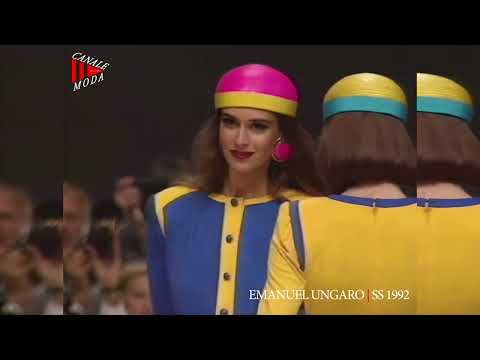 EMANUEL UNGARO Spring Summer 1992 Paris - Canale Moda
