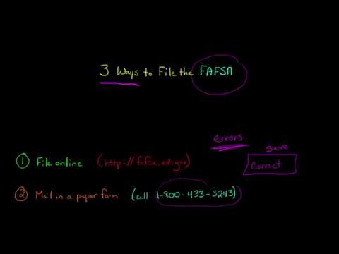 3 Ways to File the FAFSA