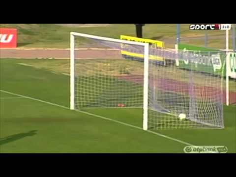 Menougong George gólja a KTE-PHOENIX Mecano-Mezőkövesd meccsen