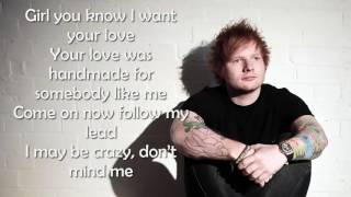 Ed Sheeran - Shape of you (Lyrics video)