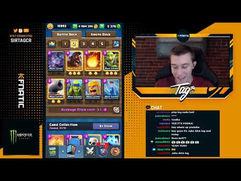 EASY TO LEVEL UP! New F2P Hog Rider Deck  — Clash Royale