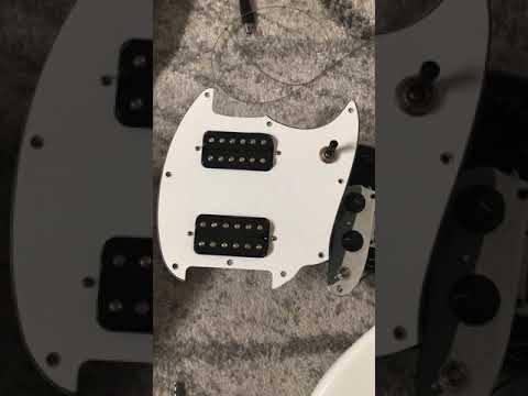 SQUIER BULLET MUSTANG HH Mods Part 1 #shorts Fender Inexpensive Guitar Mods