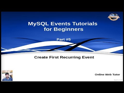 MySQL Event Tutorials for Beginners 5 Create First Recurring Event | Completion Preserve Clause