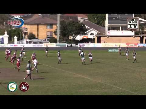 2015 NHRU Round 3 Catch up Premier 3 Highlights - Merewether Carlton v University