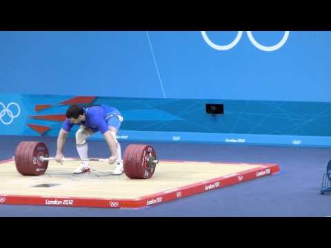 London 2012 Men 105 kg Oleksiy Torokhtiy 227 kg clean and jerk