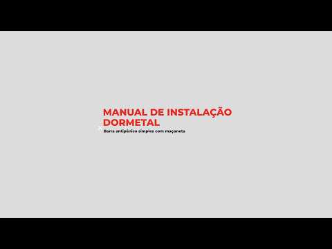 Instalação em de uma folha com maçaneta