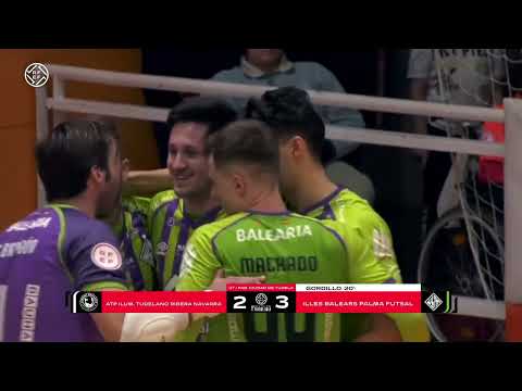 Gol Gordillo (2-3) Ribera Navarra - Palma FS. J7, 1Div. LNFS