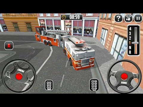 Fire Truck Driving School 911 Emergency Response Level 7 - Weird Fire Engine - Android Gameplay