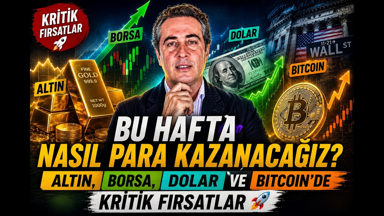 BU HAFTA NASIL PARA KAZANACAĞIZ? Altın, Borsa, Dolar ve Bitcoin'de Kritik Fırsatlar 🚀