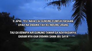 Download lagu BAHASA SUNDA DAN ARTINYA || KATA-KATA LUCU BAHASA SUNDA mp3