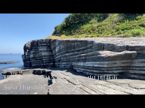 須佐ホルンフェルス（Susa Hornfels）山口県萩市（Hagi City,JAPAN）