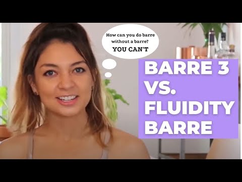 Barre3 Workout Vs. the Fluidity Barre