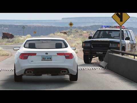 High Speed Police Chases #1 - BeamNG Drive