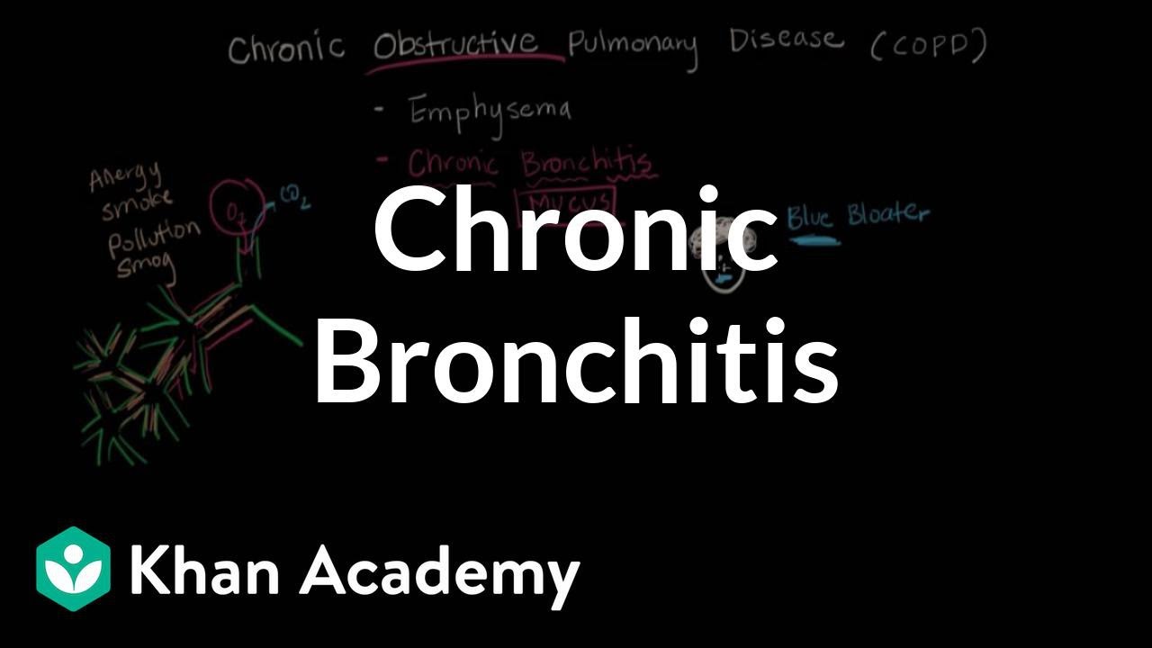 What is chronic bronchitis? | Respiratory system diseases | NCLEX-RN | Khan Academy - YouTube