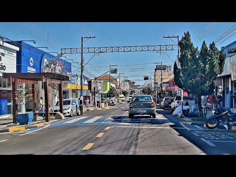 Driving in Osvaldo Cruz, SP #brazil #travel #citytour #worldcities #downtown #citydriving #cidades