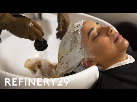 I Bleached My Brunette Hair Pastel Blonde | Hair Me Out | Refinery29