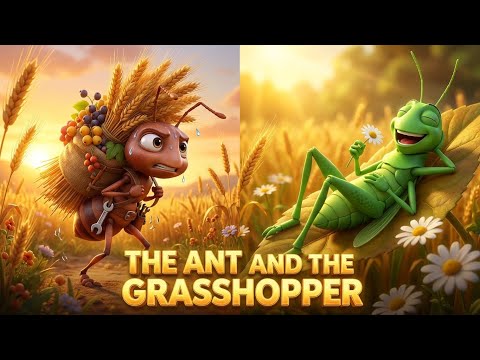 The Ant and the Grasshopper ✨ Work Hard or Have Fun? | Stories for Teenagers | Bedtime Stories