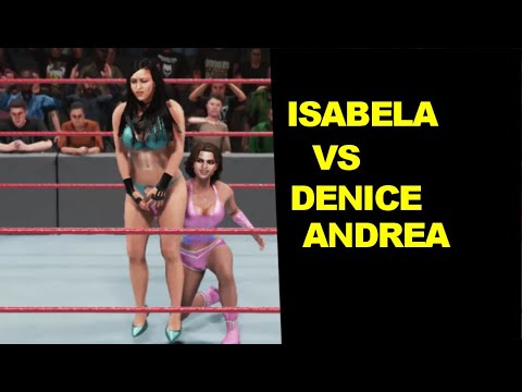 WWE 2K19 Denice Andrea vs Isabela - Knockout Match