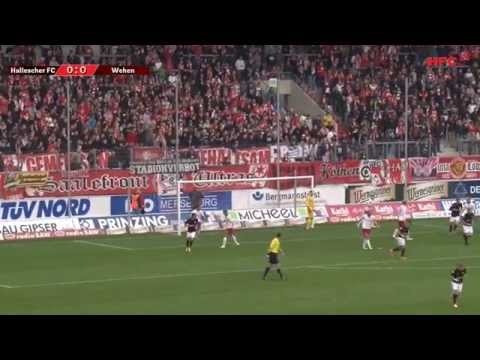 15. Spieltag Spielbericht Hallescher FC - SV Wehen Wiesbaden