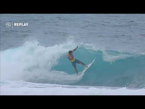 Bourez vs  Flores vs  Colapinto   Seeding Round, Heat 10   Tahiti Pro Teahupo'o 2019