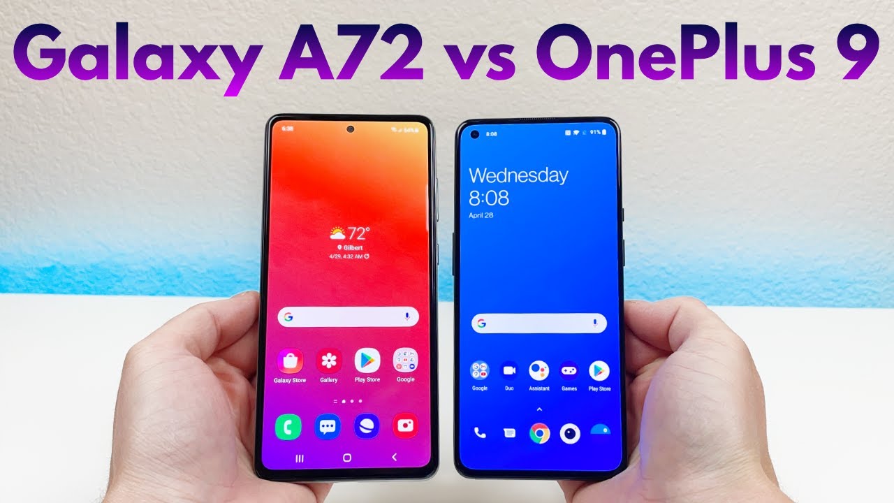 Samsung Galaxy A72 vs OnePlus 9 - Which is Better?