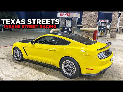 900HP Shelby GT350 takes on CAMMED C7 Z06, Porsche 911 Turbo S & MORE on TEXAS STREETS!