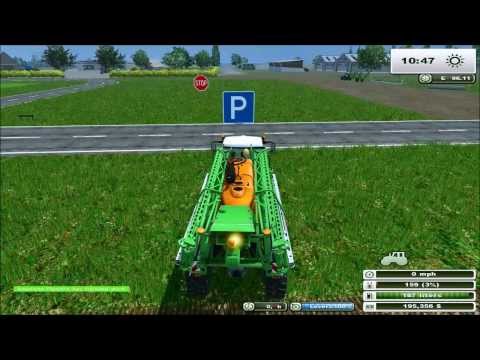 Let's Play Farming Simulator 2013 Titanium Edition Courseplay - Fieldwork Mode // 4 spraying