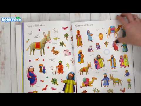 Видео обзор First Sticker Book Nativity [Usborne]
