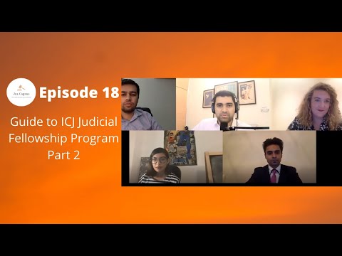 Jus Cogens Episode 18: Guide to the ICJ Judicial Fellowship Program - Part 2