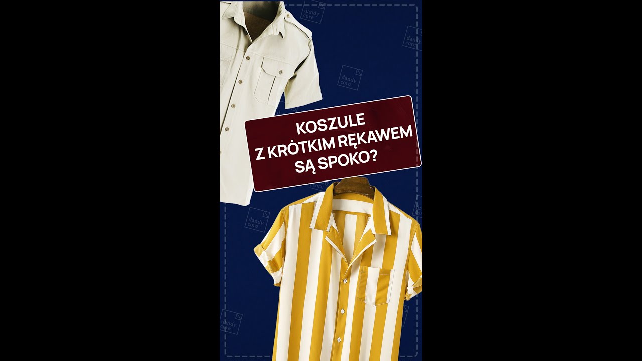 Koszula z krótkim rękawem… może być SPOKO! #shorts