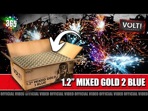 1.2" Mixed Gold 2 Blue