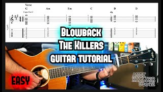 How to play Blowback · The Killers Guitar Tutorial Lesson