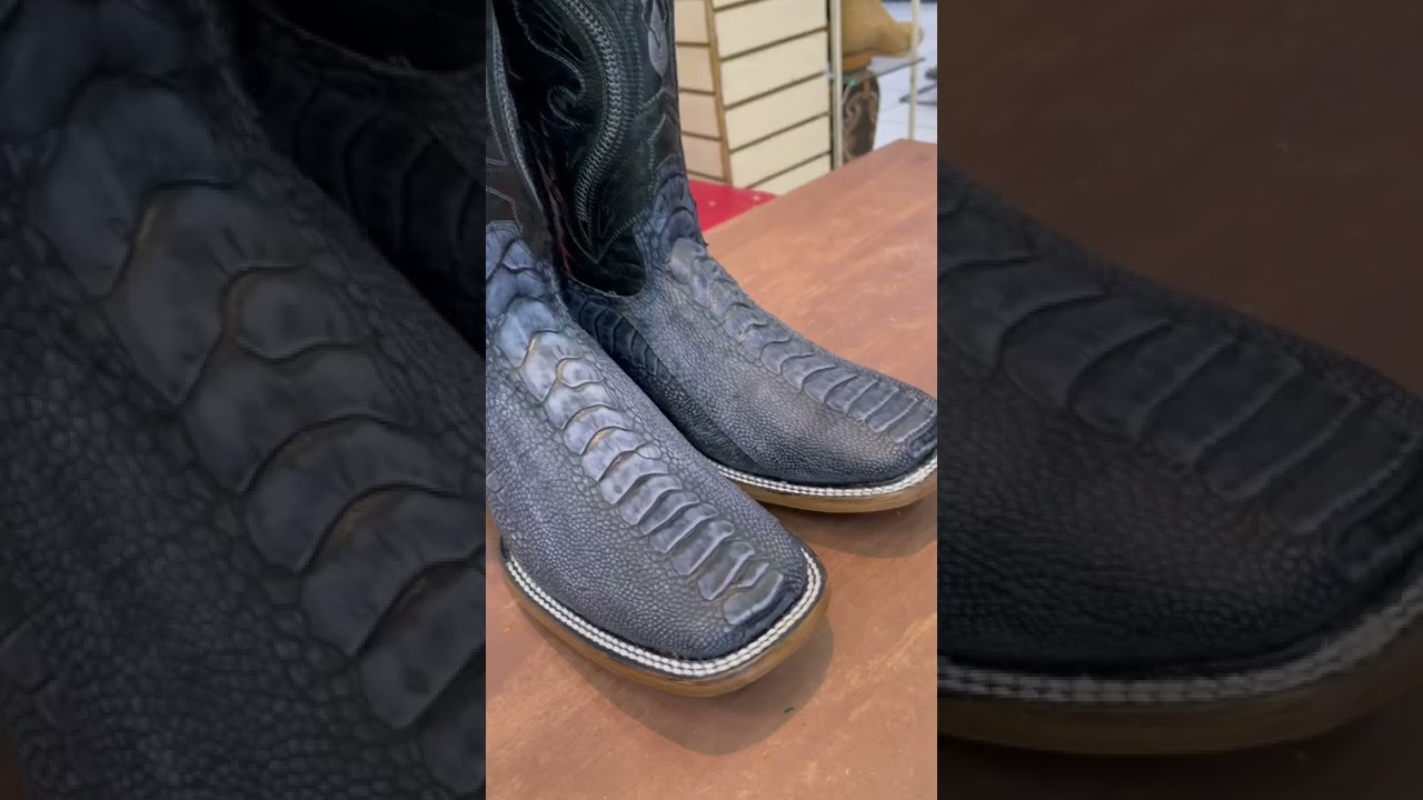 Watch Bota vaquera! Pata de Aveztrus rústica original Now Bota vaquera! Pata de Aveztrus rústica original