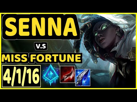 THEUSMA (SENNA) vs MISS FORTUNE - 4/1/16 KDA BOTTOM ADC GAMEPLAY - BR Ranked DIAMOND