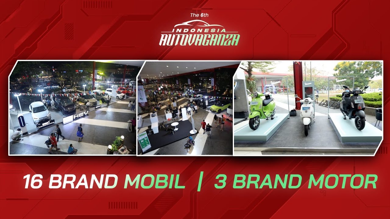 INDONESIA AUTOVAGANZA 2024, SAJIKAN DERETAN MOBIL & MOTOR TERBARU