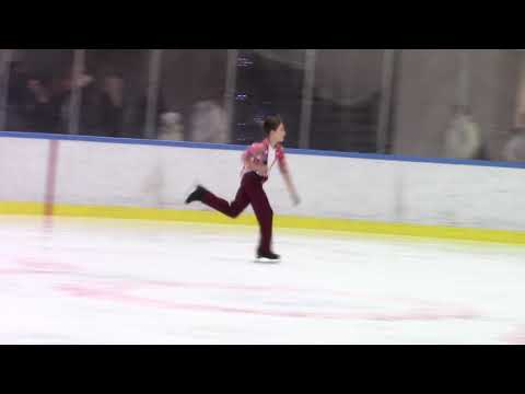 Kaunas Ice Christmas Cup 2019  Advanced Novice Boys  ПП 2 Andrei KOSAR BLR