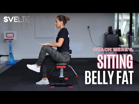 Low Impact Sitting Belly Fat Workout For Fat Burning - with COACH MERE!