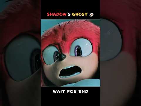 Knuckles TERRIFIED by Shadow’s Ghost 👻 #shorts #shadow #knuckles #sonicthehedgehog