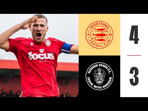 🤯 TEN-MAN REDS WIN SEVEN-GOAL THRILLER! | Worthing 4-3 Slough Town | Highlights