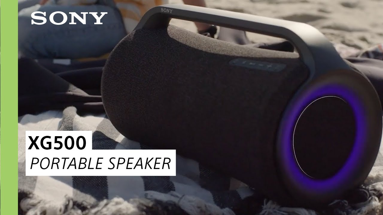 Sony SRS-XG500 X-Series Wireless Portable Bluetooth Wireless Boombox  Party-Speaker