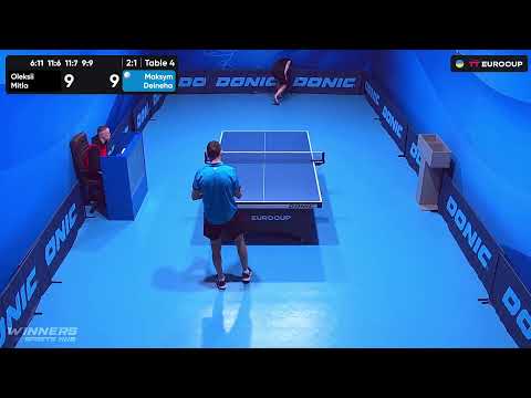 10:45 Oleksii Mitla - Maksym Deineha 02.10.2023 TT Euro.Cup Master. TABLE 4