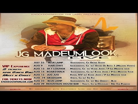 JG Madeumlook at the BLUE LAMP ft D Mac and KnockDownMuzik