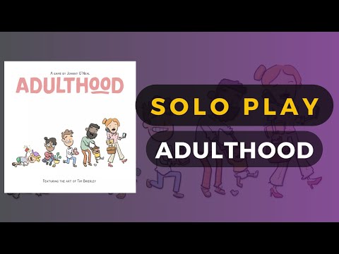 Adulthood Board Game Solo Playthrough | DaniCha