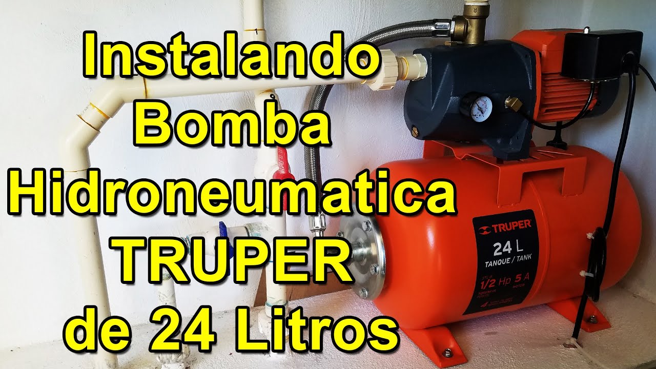 Construyendo en Mexico: Instalando la bomba hidroneumatica TUPER de 24 Litros [V-blog237]