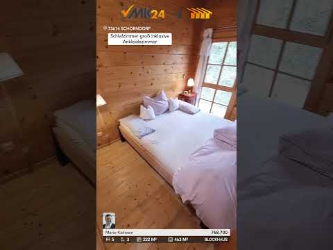 SCHORNDORF HAUBERSBRONN ZWEI FAMILIEN BLOCKHAUS MIT 222 M² BAUJAHR 2006