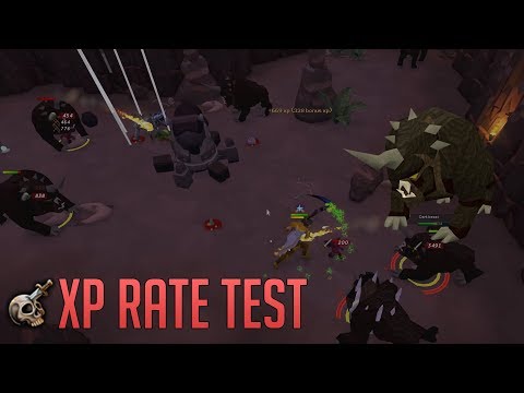 Runescape 3 Slayer XP Rate test | Dark Beasts (With regular cannon)